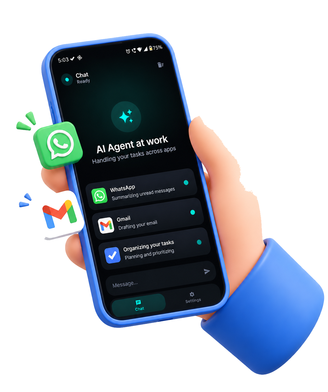 4ais AI agent at work